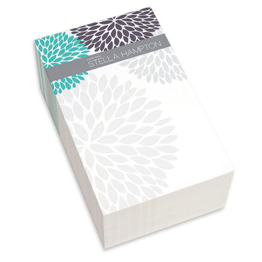 Aqua and Grey Mum Chunky Notepads